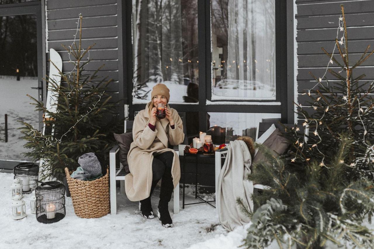 Sniegi Apartments With Sauna Madona Exteriér fotografie